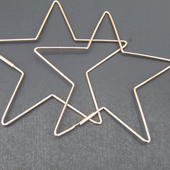 Large Oversized Hoop Earrings 10 Pairs - Picture 4 of 8